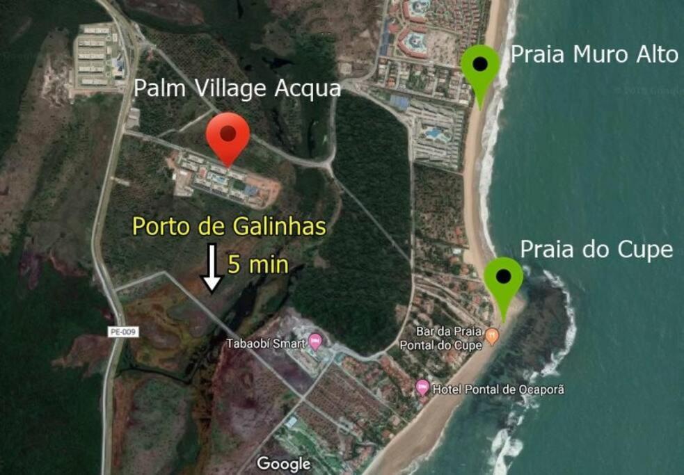 Flat Palm Village Acqua Pôrto das Galinhas エクステリア 写真